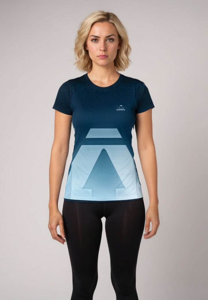 camiseta técnica EVY BETTA EMERALD FADE - evernya