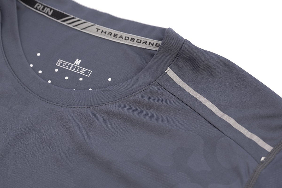 Camiseta TRAIL RUNNING HOMBRE Savage camuflage Grey - evernya