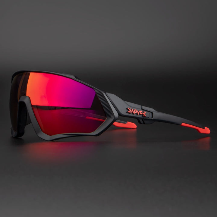 Gafas Ciclismo Bright Red - evernya