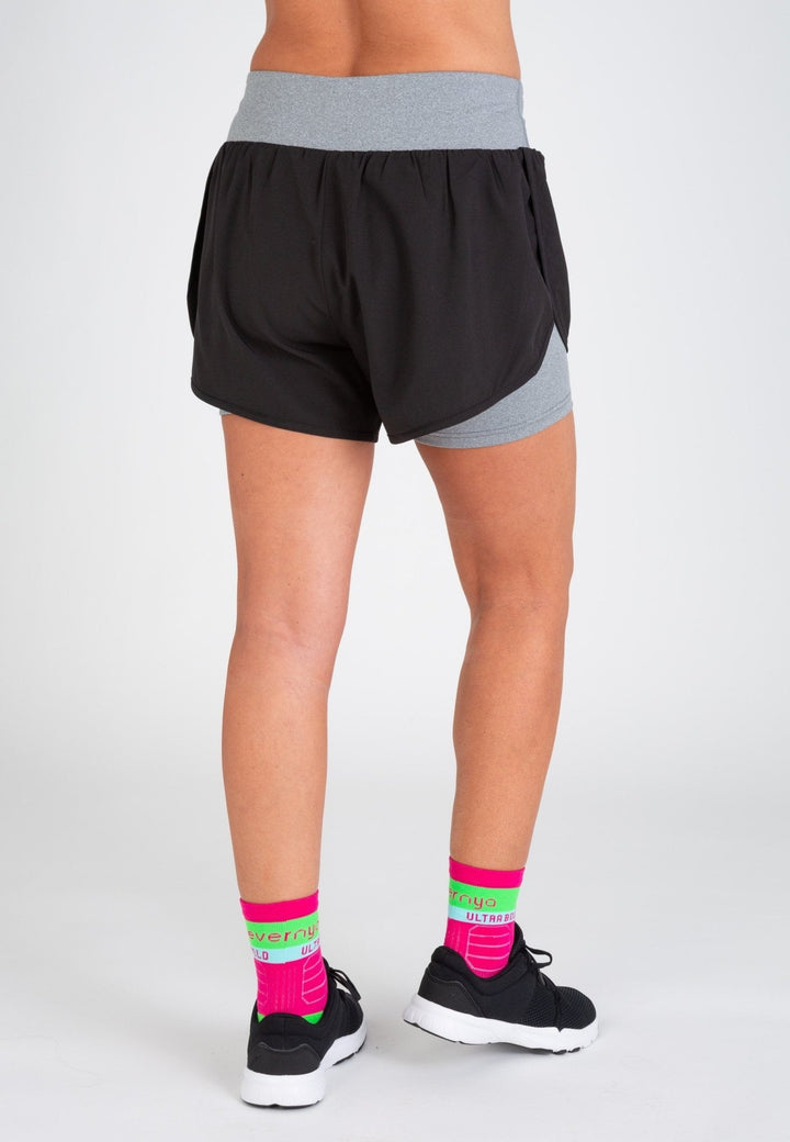 Pantalón corto con malla interior Slim Fit Mujer - evernya