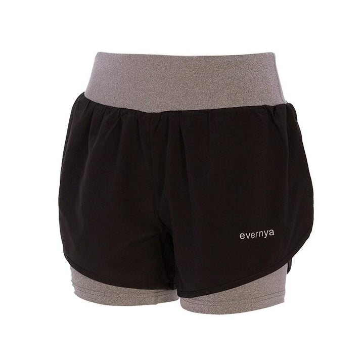 Pantalón corto con malla interior Slim Fit Mujer - evernya