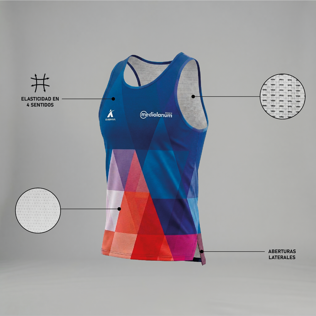camiseta de tirantes alfa 720 remo