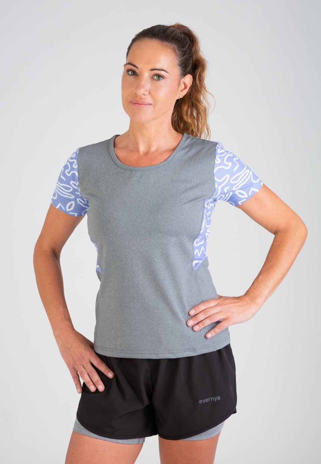 Camiseta Trail Running Slim Fit Mujer - evernya